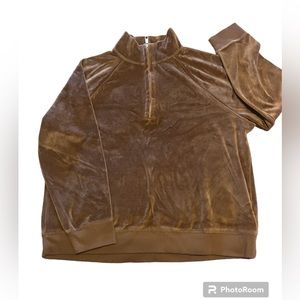 Madewell velour sweatshirt L